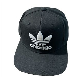 NWOT’s Chicago/Adidas Trefoil Chain adjustable snap back cap
